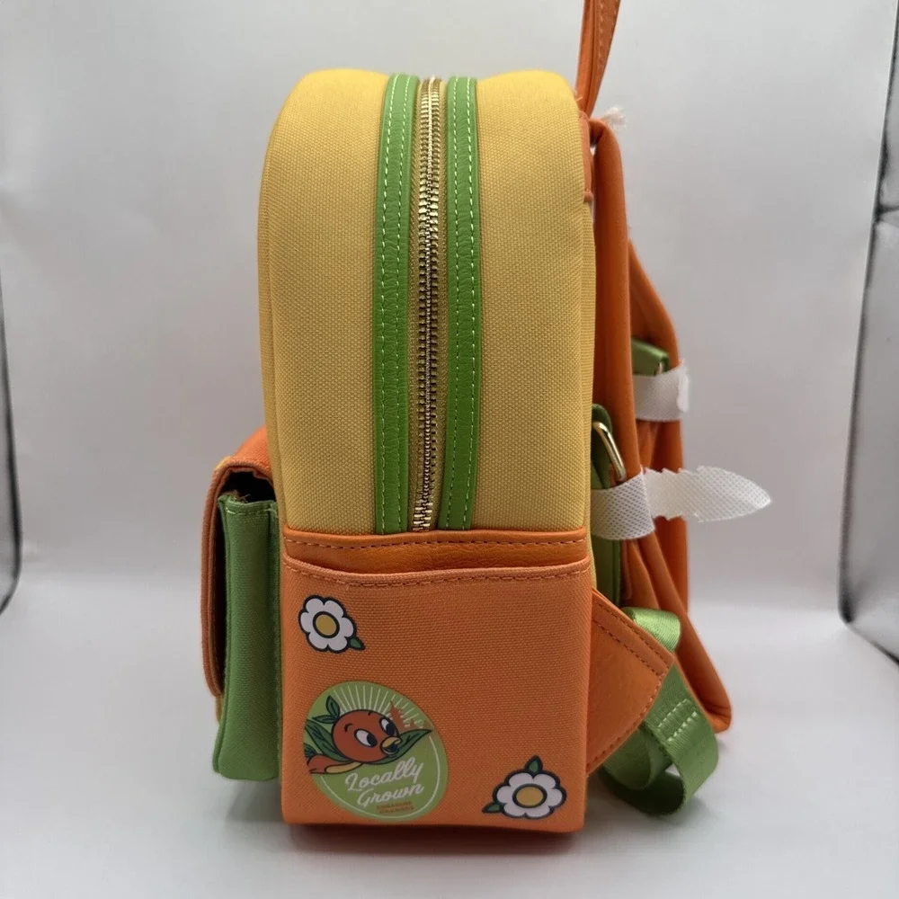 Disney‎ Parks Loungefly 2025 EPCOT Flower & Garden Orange Bird Backpack NEW NWT